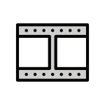 Film Frames SVG Icon